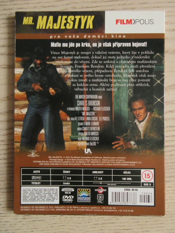 MR. MAJESTYK, CH. BRONSON , DVD FILM