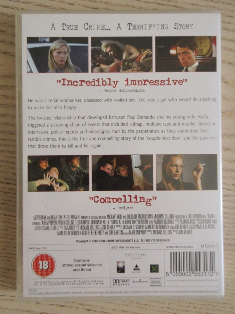 KARLA, GB OBAL, ČESKÁ VERZE, DVD FILM