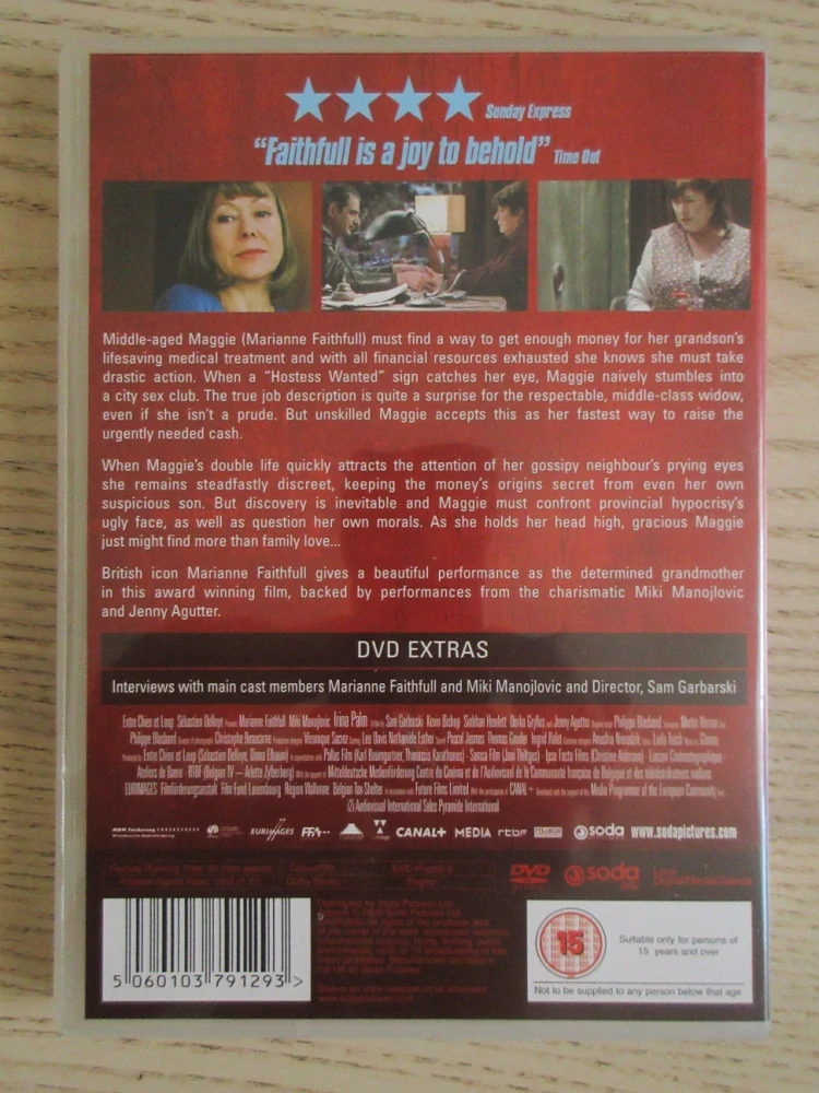 IRINA PALM, GB OBAL, ČESKÁ VERZE, DVD FILM