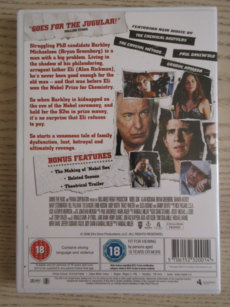 BEZCENNÝ SYN, A.RICKMAN, GB OBAL, ČESKÁ VERZE, DVD FILM