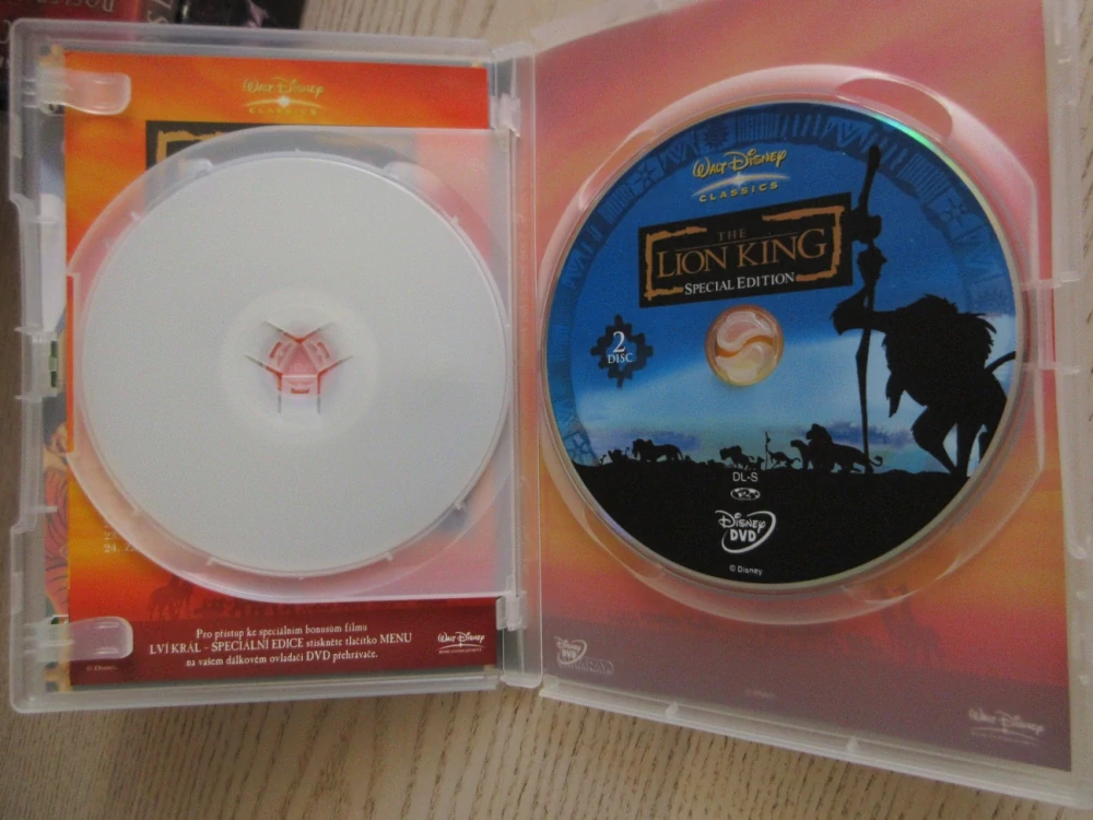 LVÍ KRÁL, 2X DVD FILM