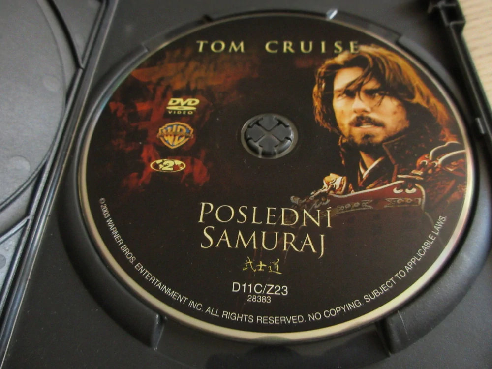 POSLEDNÍ SAMURAJ, T. CRUISE, 2X DVD FILM