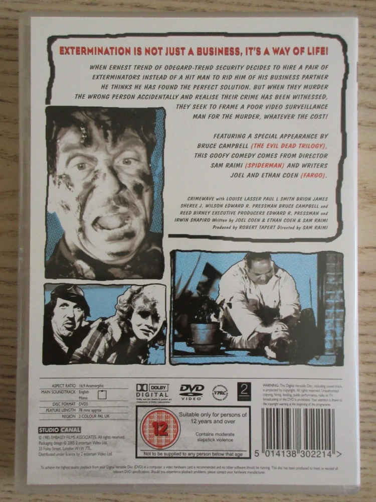 VLNA ZLOČINU, P.L.SMITH, B.JAMES, GB OBAL, DVD ČESKY