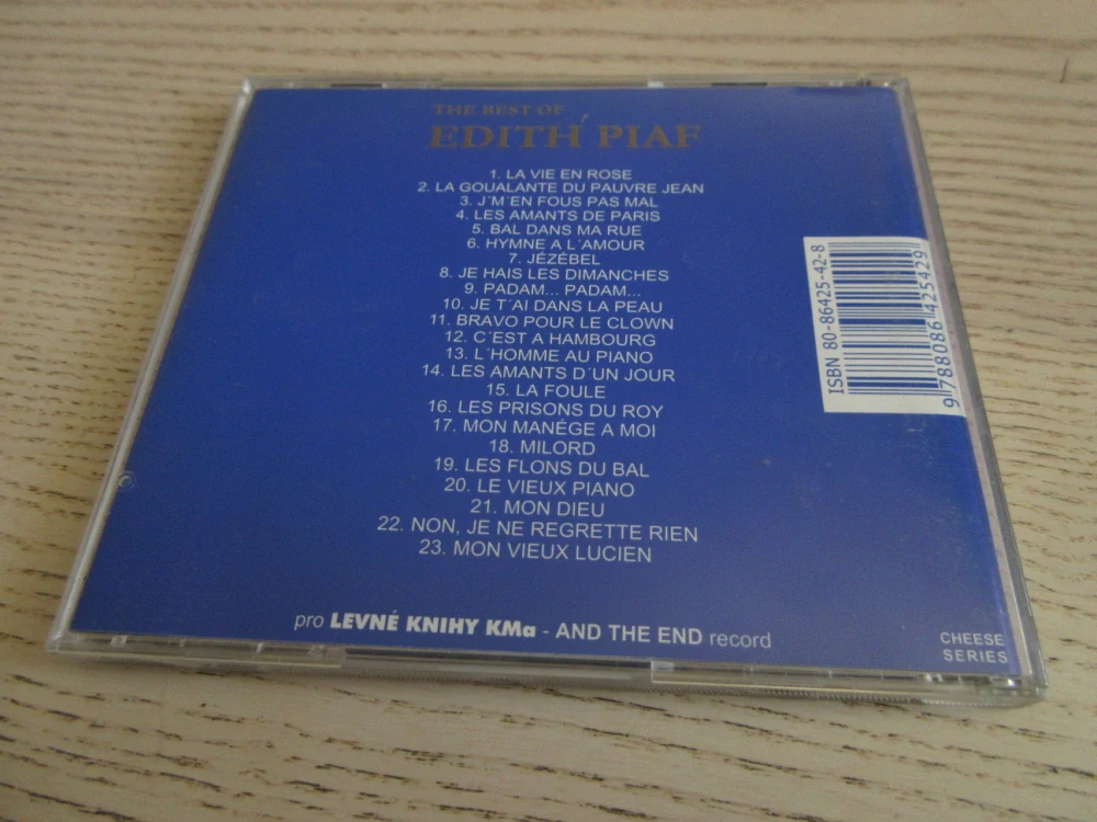 THE BEST OF EDITH PIAF, CD HUDBA