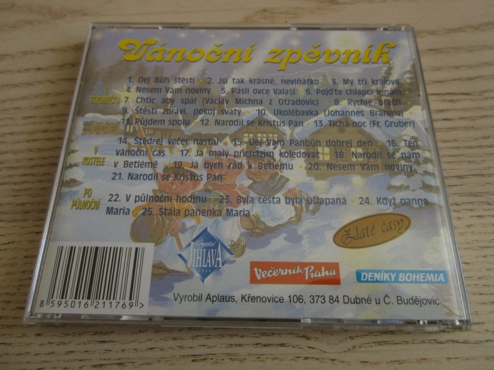 VÁNOČNÍ ZPĚVNÍK, ZLATÉ ČASY, CD HUDBA