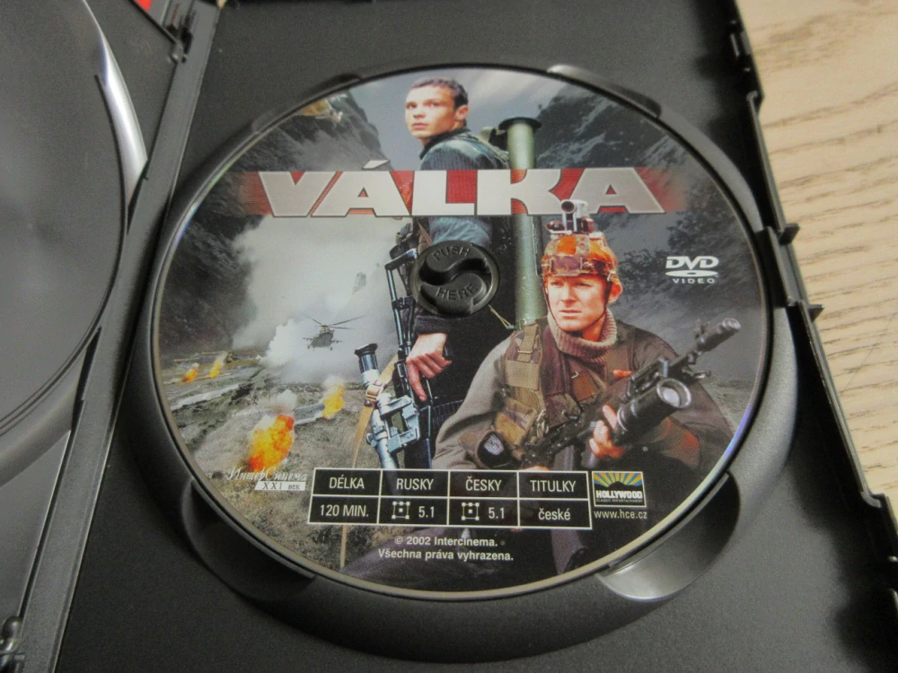 VÁLKA, GB OBAL, 2X DVD, 1X ČESKY, FILM