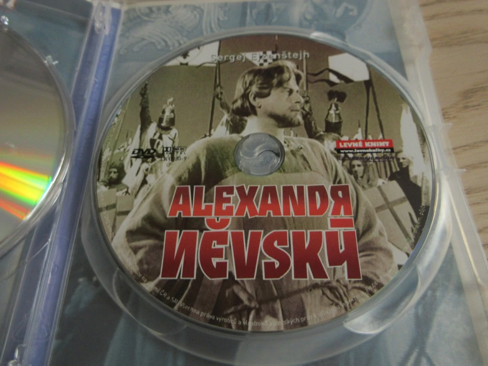 ALEXANDR NĚVSKÝ, EJZENŠTEJN, GB OBAL, ČESKÁ VERZE, 2X DVD FILM