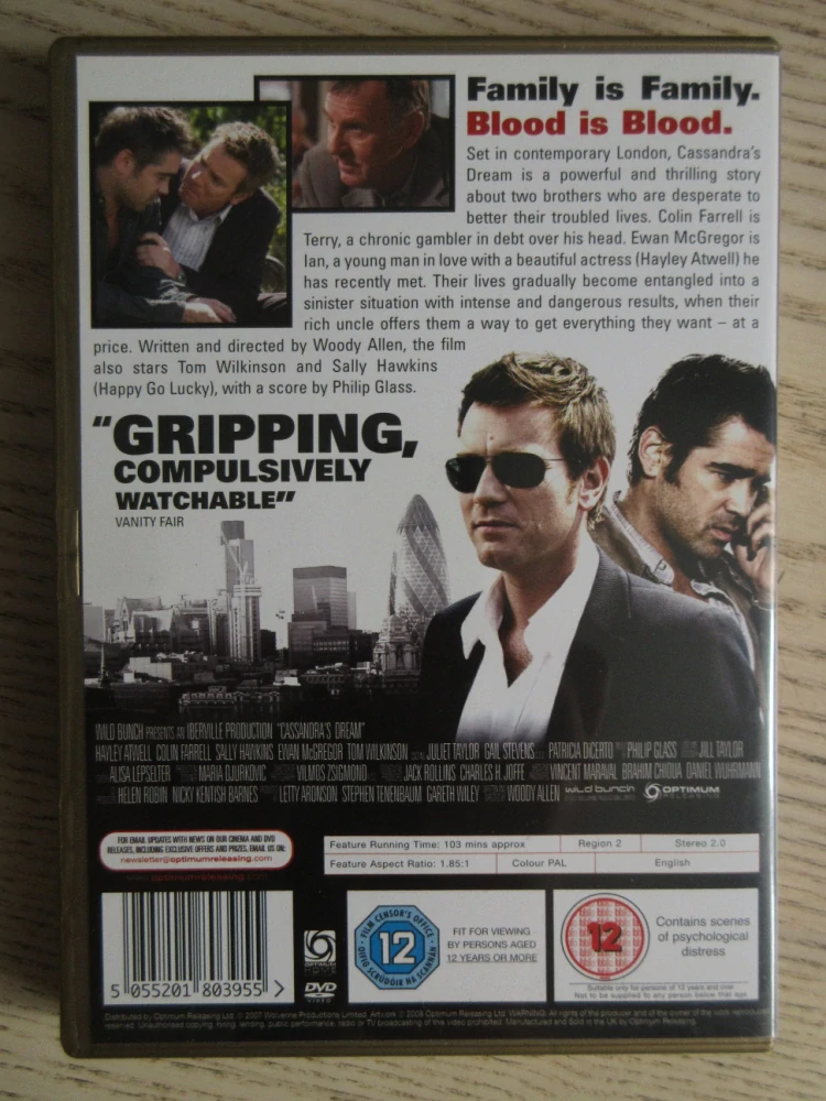 KASANDŘIN SEN, R: W. ALLEN, H. ATWELL, GB OBAL, ČESKÉ DVD FILM