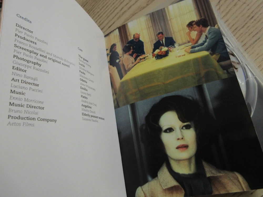THEOREM, PASOLINI, GB OBAL, ČESKÁ VERZE, 2X DVD FILM, FILM BOOK
