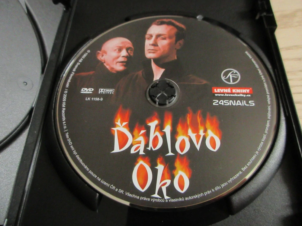 ĎÁBLOVO OKO, BERGMAN, GB OBAL, ČESKÉ TIT., 2XDVD FILM