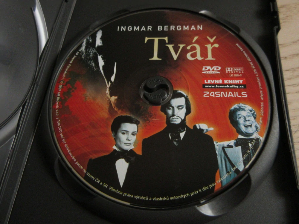 TVÁŘ, I.BERGMAN, GB OBAL, ČESKÉ TIT., 2XDVD FILM