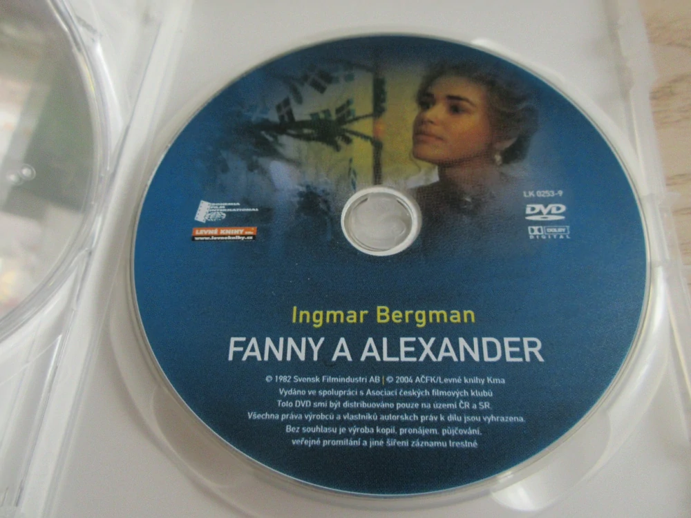 FANNY A ALEXANDER, I.BERGMAN, GB OBAL, ČESKÉ TIT., 3XDVD FILM