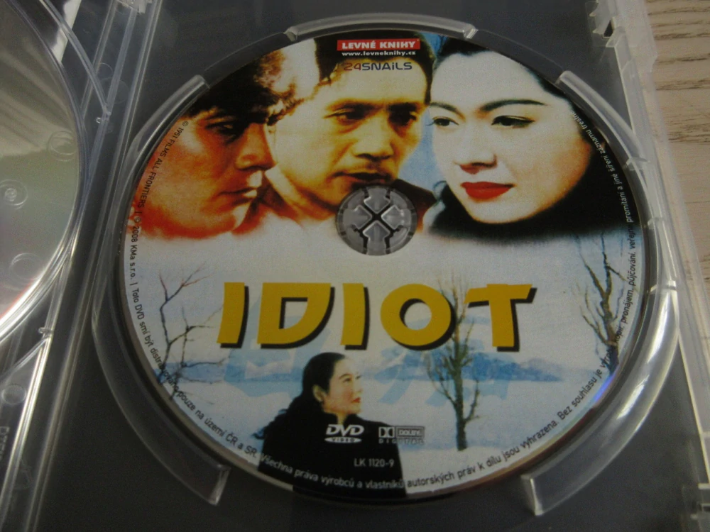 IDIOT, A.KUROSAWA, GB OBAL, ČESKÉ TIT., 2XDVD FILM A FILM BOOK