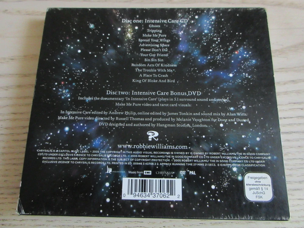 INTENSIVE CARE, ROBBIE WILLIAMS, CD HUDBA