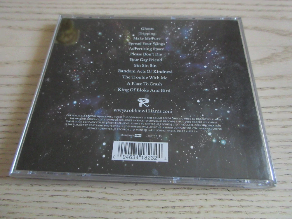 INTENSIVE CARE, ROBBIE WILLIAMS, CD HUDBA