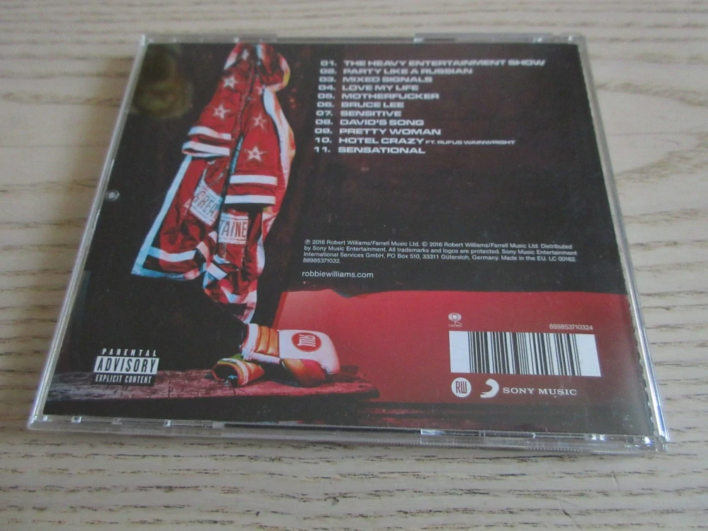 THE HEAVY ENTERTAINMENT SHOW, ROBBIE WILLIAMS, CD HUDBA