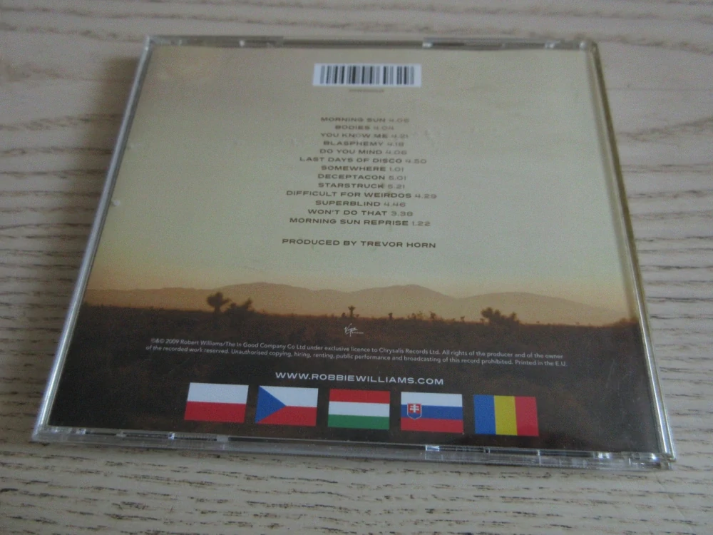 REALITY KILLED THE VIDEOSTAR, ROBBIE WILLIAMS, CD HUDBA