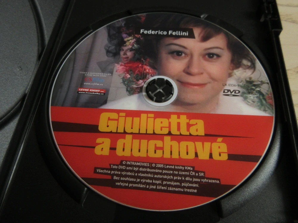 GIULIETTA A DUCHOVÉ, FELLINI, GB OBAL, ČESKÁ VERZE, 2XDVD FILM