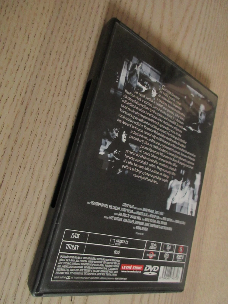 SMRT A DÍVKA, S. WEAVER, B. KINGSLEY, R: R. POLANSKI, DVD FILM