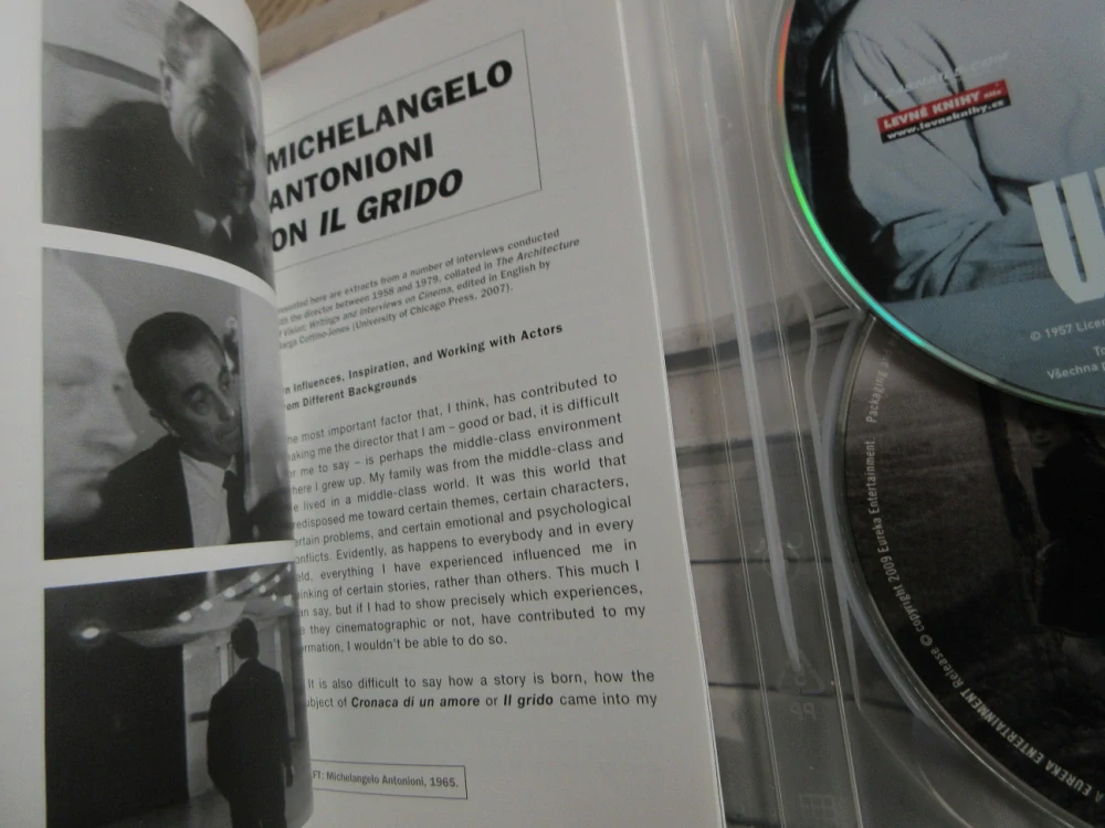 VÝKŘIK, ANTONIONI, GB OBAL, ČESKÁ VERZE, 2XDVD FILM A FILM BOOK