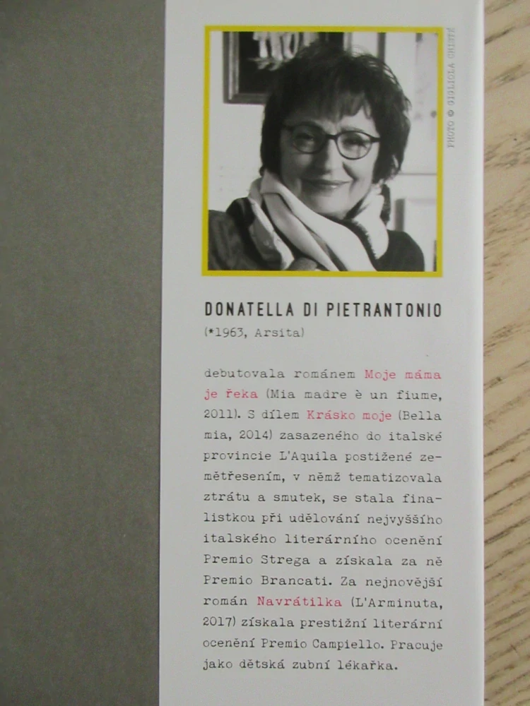 NAVRÁTILKA, DONATELLA DI PIETRANTONIO, **an