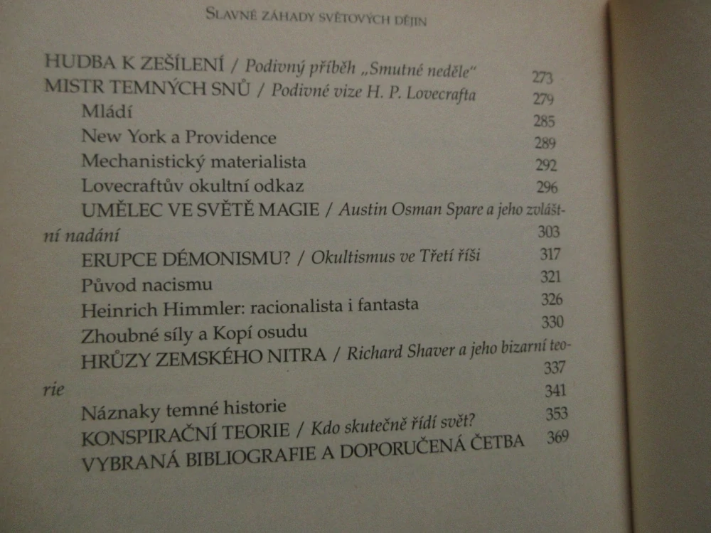 SLAVNÉ ZÁHADY SVĚTOVÝCH DĚJIN, ALAN BAKER, **an