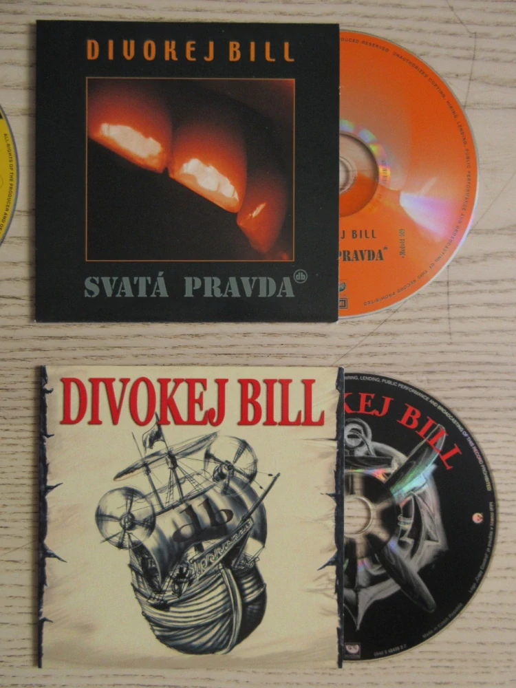 DIVOKEJ BILL, PROPUSTKA DO PEKEL, SVATÁ PRAVDA, MEZI NIMA, 4X CD HUDBA