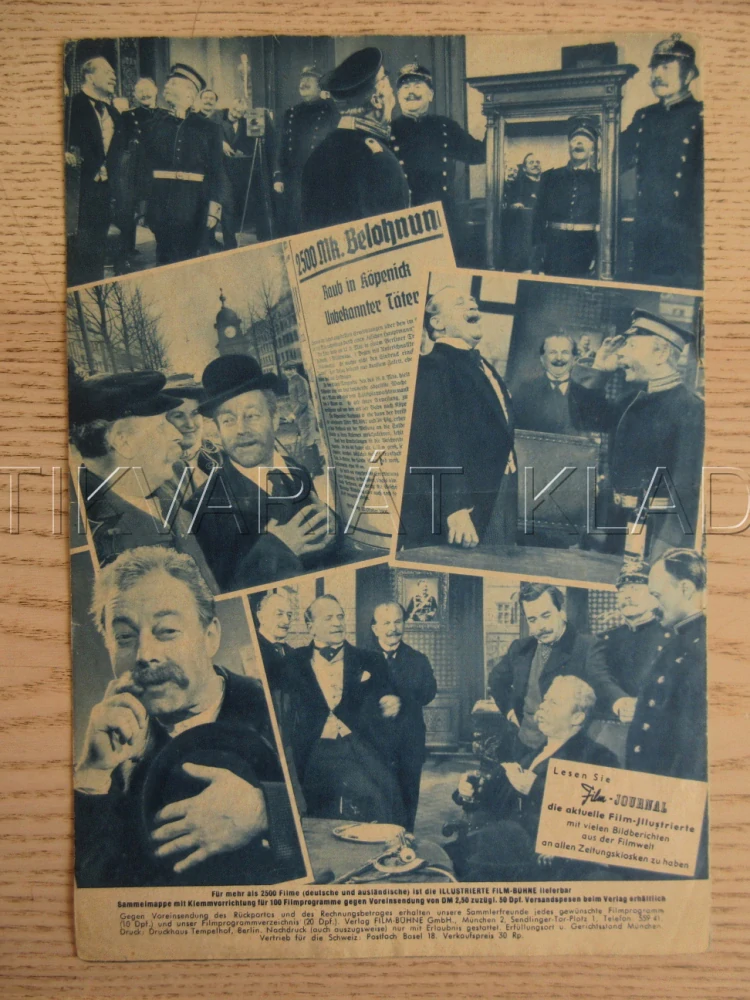 HEJTMAN Z KOPNÍKU, H. RÜHMANN, H. SCHROTH, M. HEID, BIO PROGRAM Č. 3385