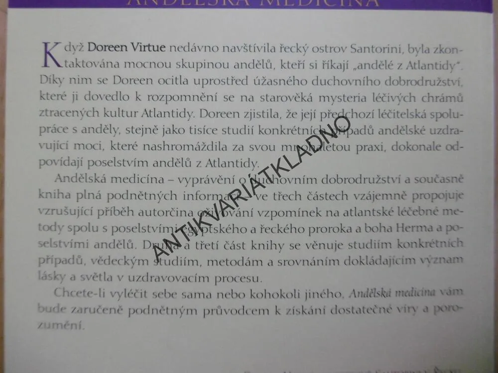 ANDĚLSKÁ MEDICÍNA, DOREEN VIRTUE,
