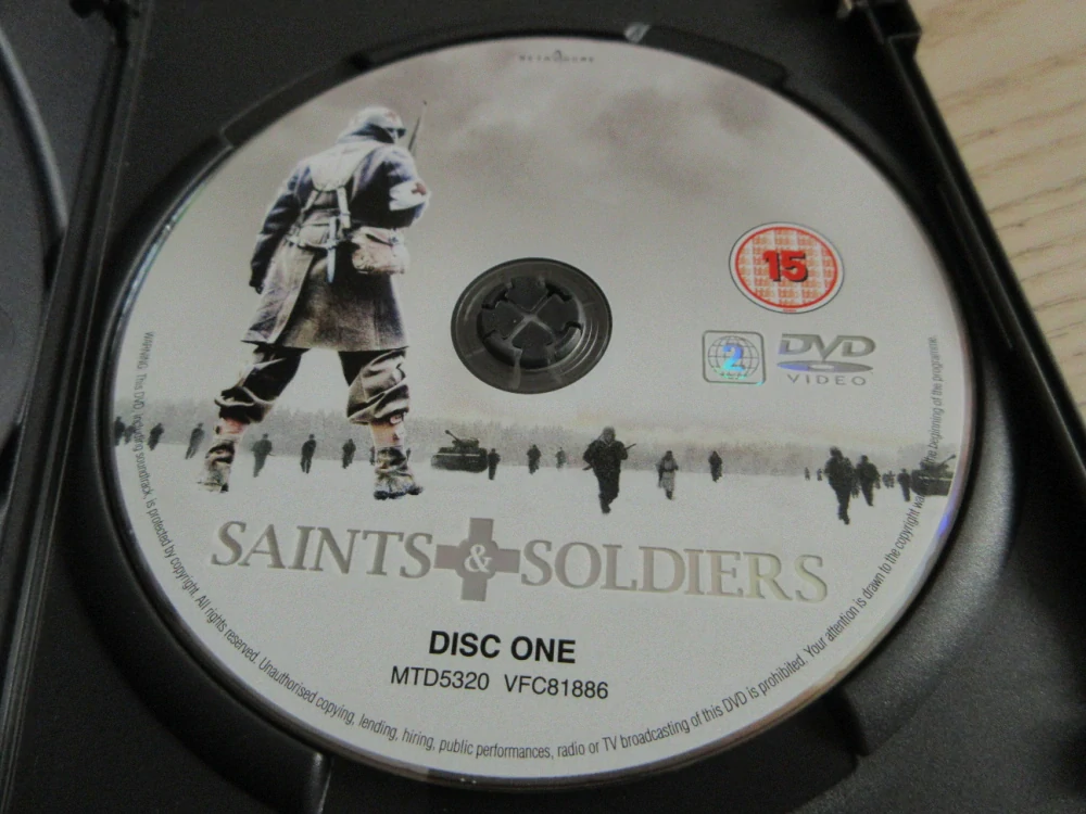 SAINTS AND SOLDIERS, C. ALLRED, A. NIVER, GB OBAL, 2X DVD FILM