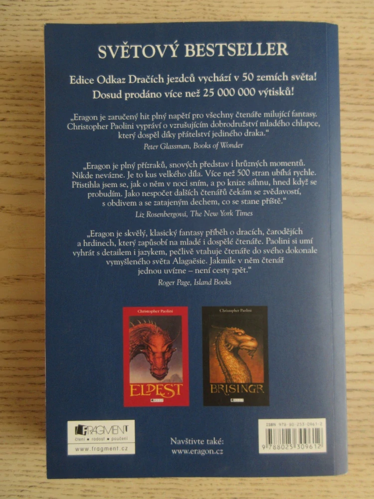 ERAGON, CHRISTOPHER PAOLINI, **an