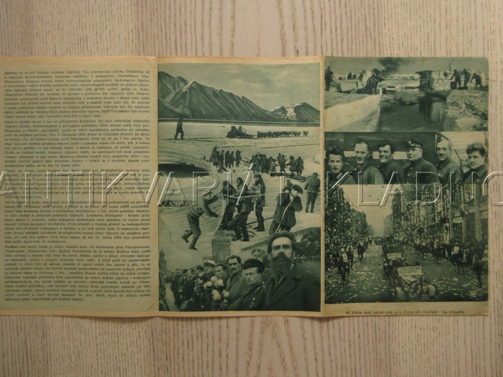 HRDINOVÉ LEDOVÝCH PLÁNÍ, O. J. SCHMIDT, 1934, BIO PROGRAM BČA