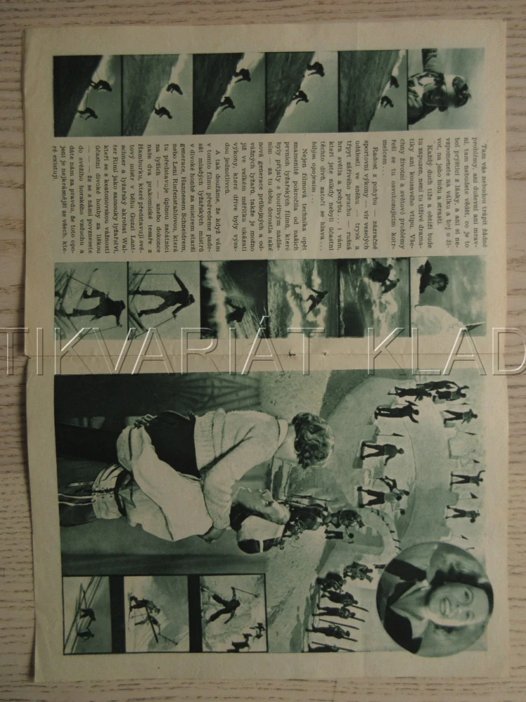 BÍLÉ OPOJENÍ, R: A. FANCK, H. CHNEIDER, L. RIEFENSTAHLOVÁ, BIO PROGRAM ZŠ Č. 53, 1932