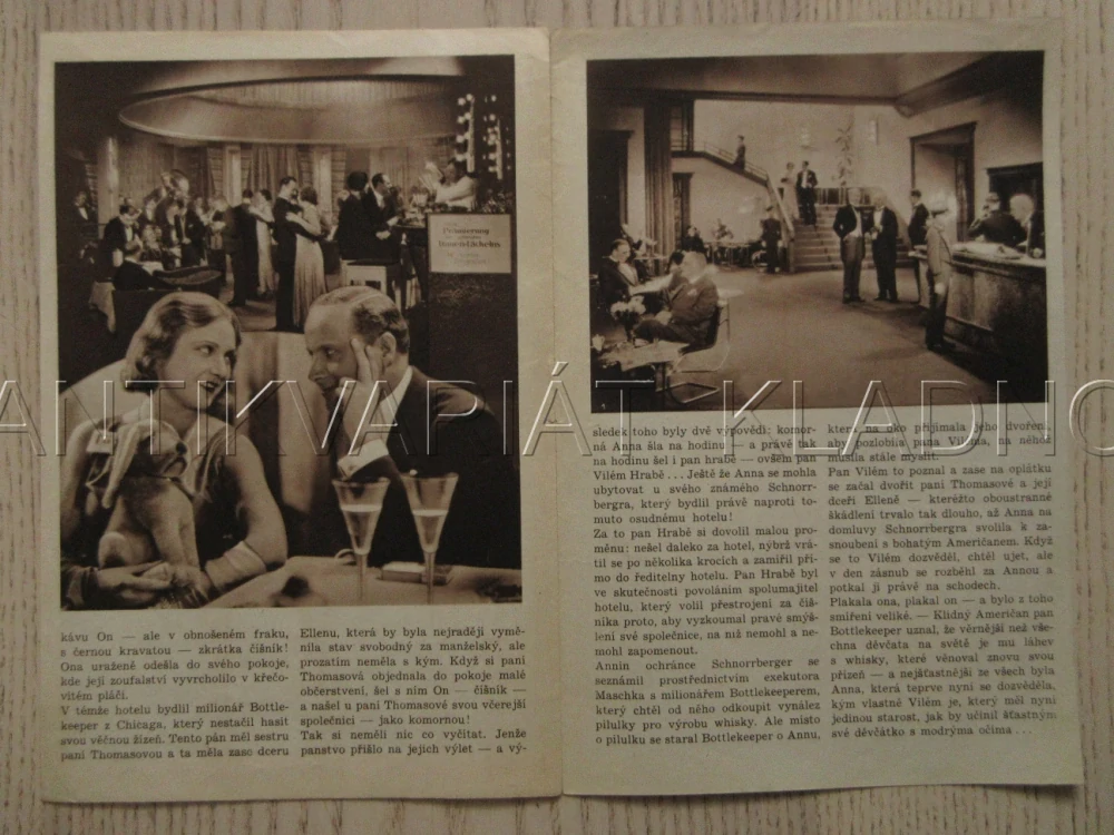DĚVČÁTKO S MODRÝMA OČIMA, CH. ANDEROVÁ, H. THIMIG, T. LINGEN, BIO PROGRAM ZŠ Č. 56, 1932