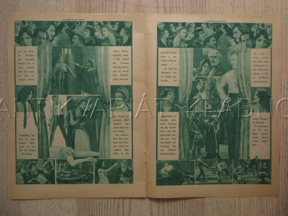 DON JUAN, R: A. CROSLAND, J. BARRYMORE, J. WINTON, FILM KURIER Č. 841