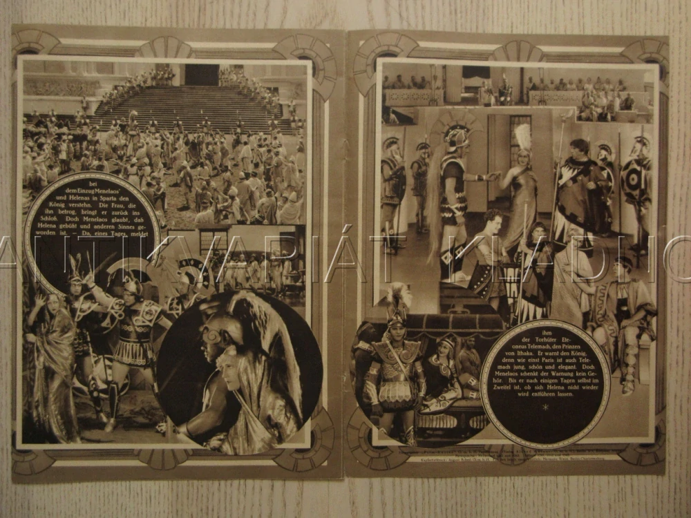 THE PRIVATE LIFE OF HELEN OF TROY, R: A. CORDA, M. CORDA, R. CORTEZ, FILM KURIER Č. 981
