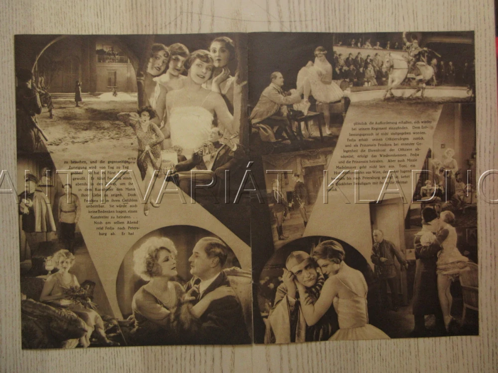 DIE ZIRKUSPRINZESSIN, R: V. JANSON, H. LIEDTKE, A. SANDROCK, FILM KURIER Č. 1070