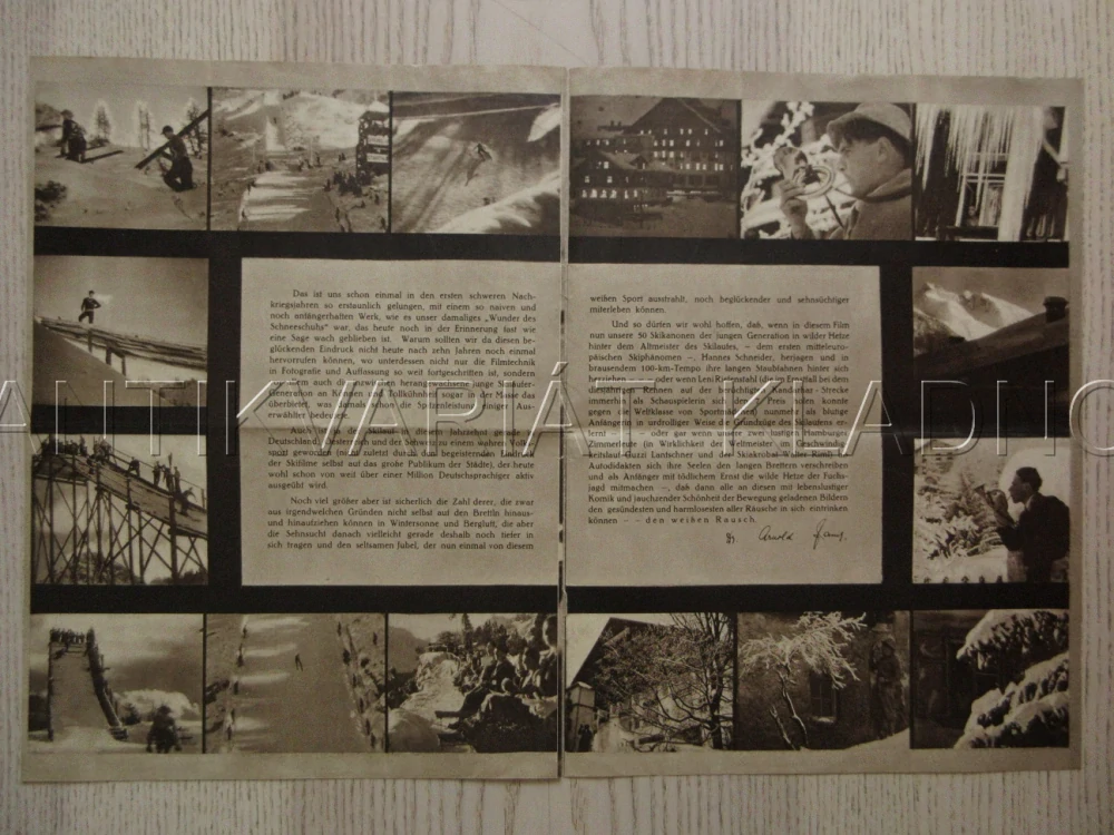 BÍLÍ ĎÁBLOVÉ - HORSKÁ LEGENDA, R: A. FANCK, L. RIEFENSTAHL, W. RIML,, FILM KURIER Č. 1704