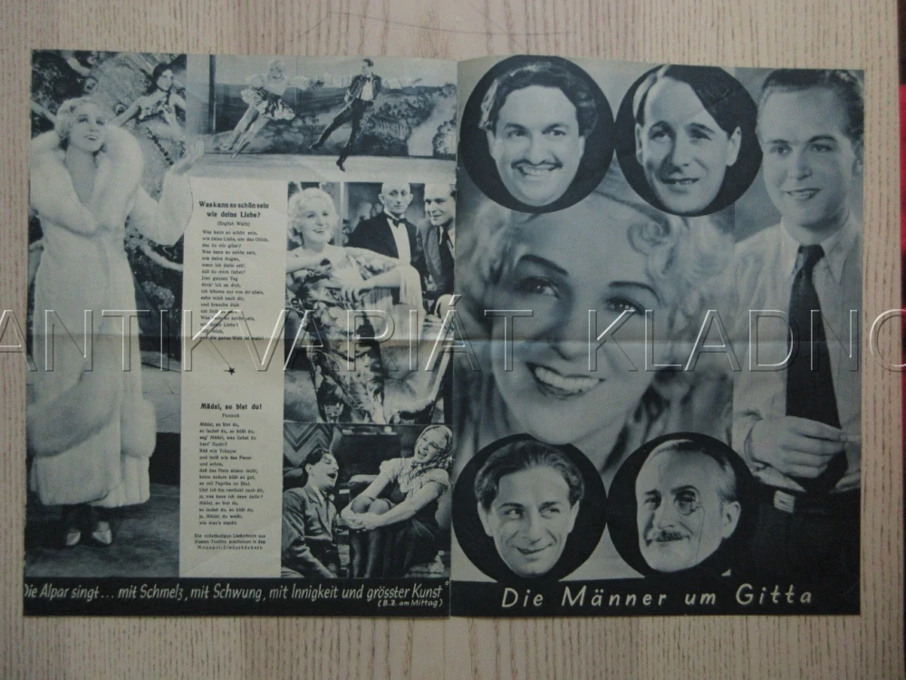 GITTA OBJEVILA SVÉ SRDCE, R: C. FROELICH, G. FRÖHLICH, G. ALPAR, FILM KURIER Č. 1761