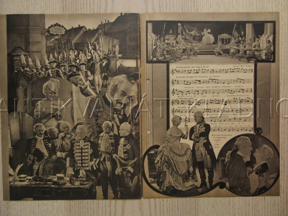 DIE TANZERIN VON SANS SOUCI, R: F. ZELNIK, L. DAGOVER, R. VALETTI, FILM KURIER Č. 1792