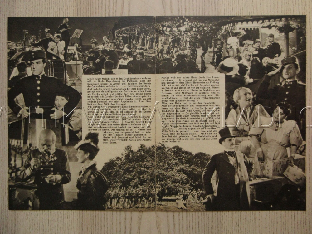 FRÜHJAHRSPARADE, R: G. VON BOLVARY, P. HÖRBIGER, T. LINGEN, FILM KURIER Č. 2269