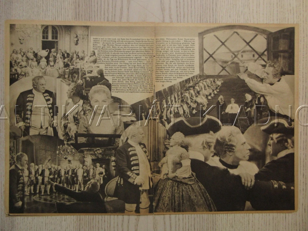 DER ALTE UND DER JUNGE KÖNIG, R: H. STEINHOFF, E. JANNINGS, L. KONSTANTIN, FILM KURIER Č. 2275