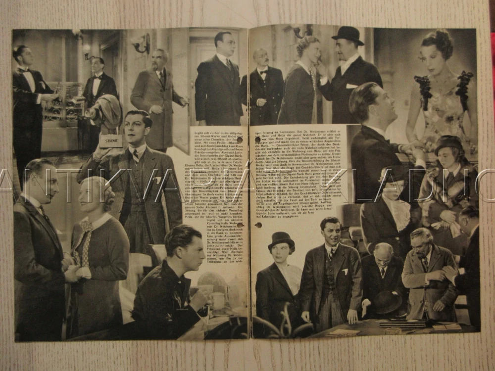 LARM UM WEIDEMANN, R: HÜBLER-KAHLA, V. DE KOWA, E. FRANK, FILM KURIER Č. 2304