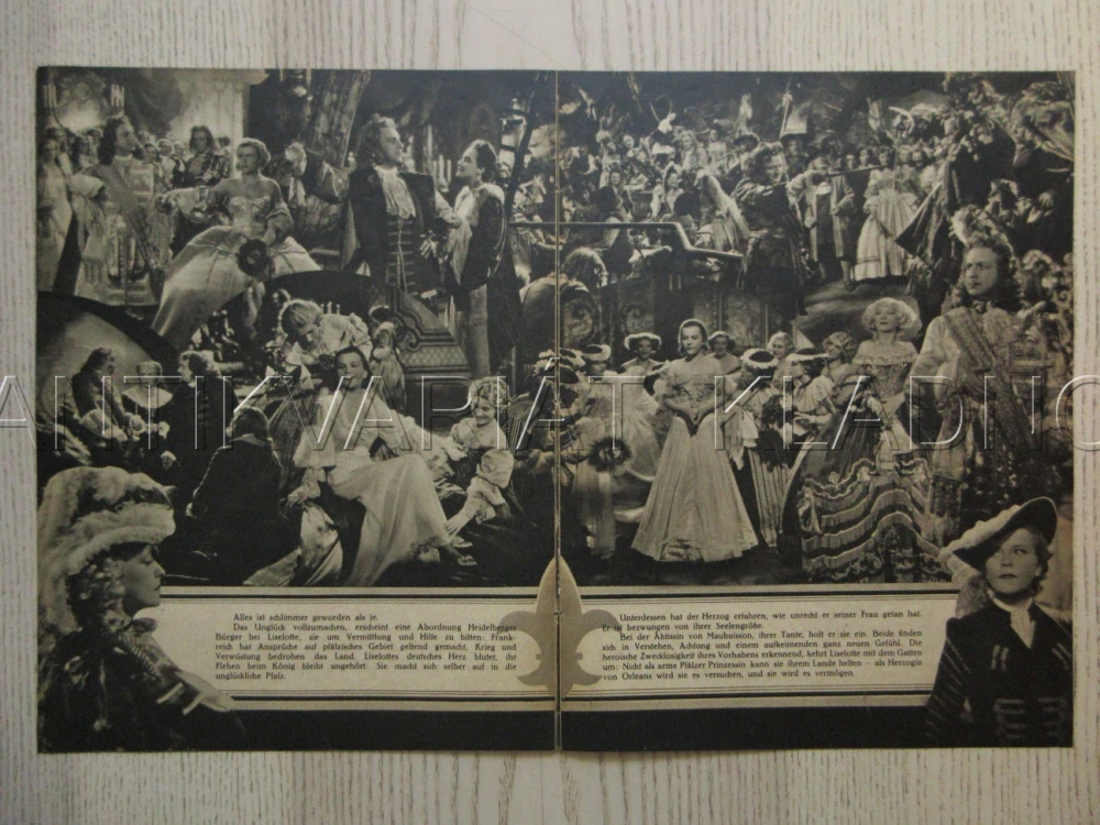 LISELOTTE VON DER PFALZ, R: C. FROELICH, R. MÜLLER, E. KLÖPFER, FILM KURIER Č. 2333