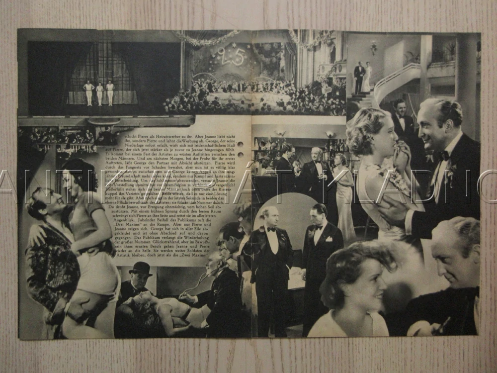 VARIETÉ, H. ALBERS, ANNABELLA, A. HÖRBIGER, FILM KURIER Č. 2358