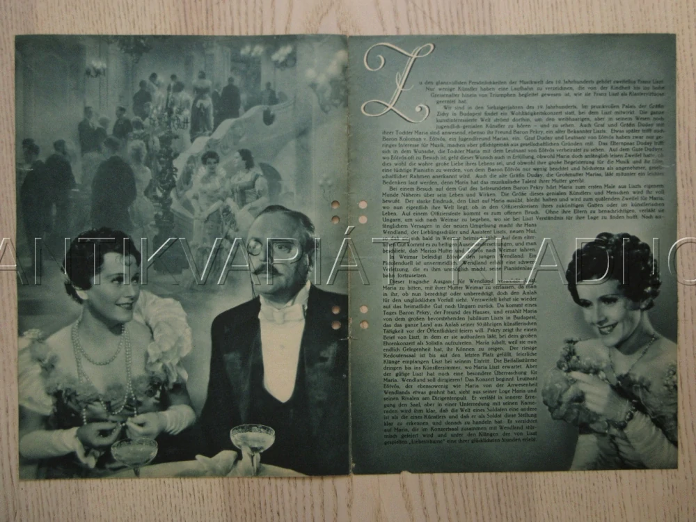 LIEBESTRÄUME, F. HERTERICH, W. STEINBECK, FILM KURIER Č. 2366