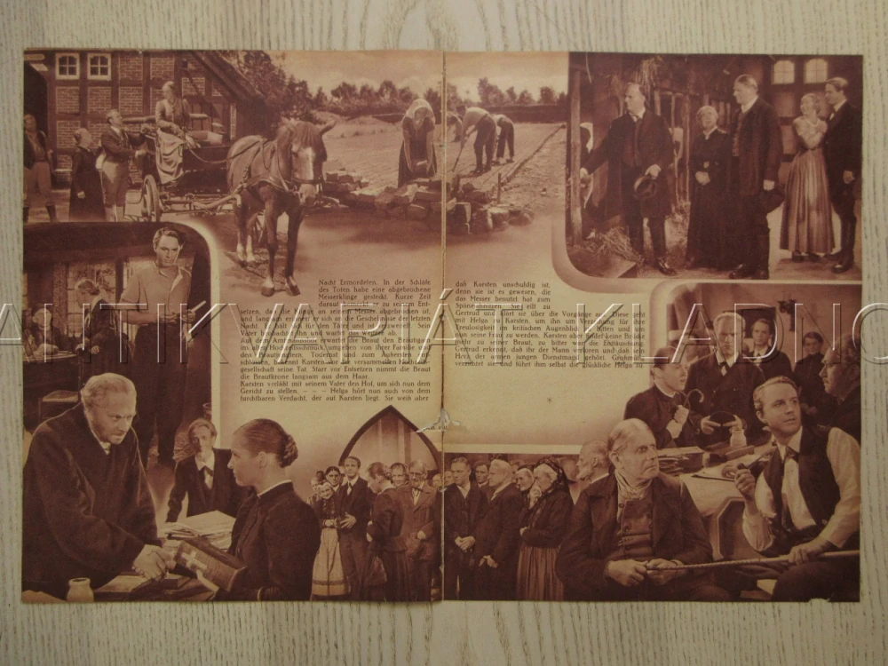 DAS MÄDCHEN VOM MOORHOF, R: D. SIERCK, H. KNOTECK, E. FRANK, FILM KURIER Č. 2370
