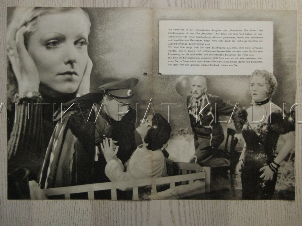 MAZURKA, R: W. FORST, P. NEGRI, A. SCHOENHALS, FILM KURIER Č. 2395