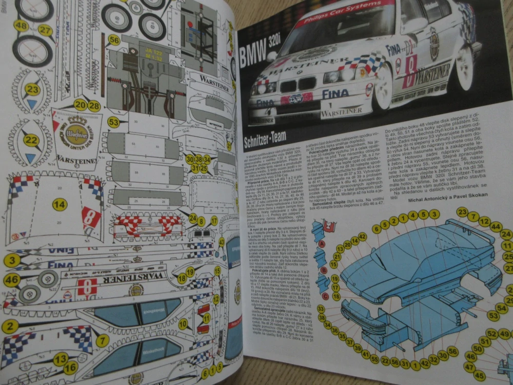 ABC, 2/1999, KOMPLETNÍ DÉČKA, AUTO BMW 320I