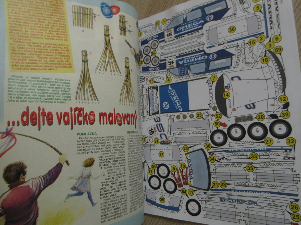 ABC, 6/1999, KOMPLETNÍ DÉČKA, AUTOMOBIL VOLVO 850 ESTATE